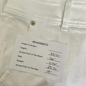 NWT!! J. CREW Slim Wide Jeans Stacked Buttons Solid White Size 29 Petite‎ 29P thumbnail 15