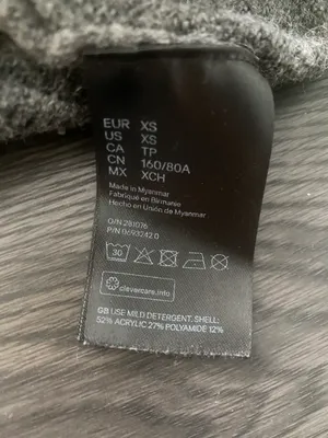 Dark Grey Sweater XS thumbnail 6