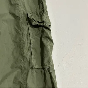 Aerie High Waisted Go For It Baggy Cargo Pants Olive Green Size XS Grunge thumbnail 3
