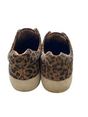 J/Slides Neutral Leopard Print Sneakers Brown Size 8 Casual Glam Summer Vacation thumbnail 5