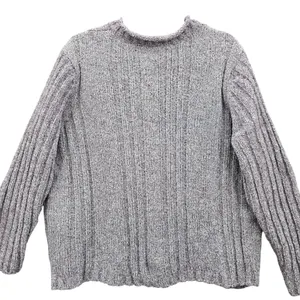 Purple Chunky Oversized Ribbed Y2K Vintage‎ Soft Erika Chenille Sweater Plus 2X thumbnail 9