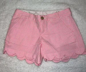 Seersucker Pink Shorts thumbnail 1