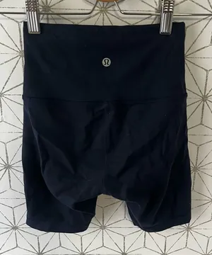 Lululemon Navy Blue Spandex Bike Short 6” thumbnail 1