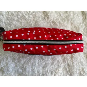 Disney Minnie Mouse Red with White Polka Dot Cosmetic Makeup Bag NEW Heart thumbnail 4