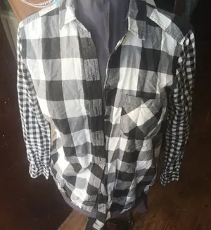 American Eagle jeggings S button down shirt thumbnail 1