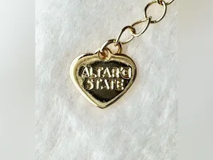 Altar’d State Golden Bloom Scarf Pendant Necklace thumbnail 6