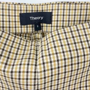 Theory‎ Alettah Ainsley Check Cropped Pants thumbnail 8
