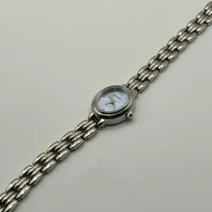 GITANDE Silver-tone Oval Dial Women’s Quartz Watch Working New Battery thumbnail 4