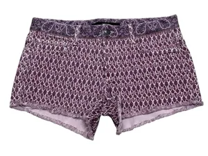 Joe's Jeans Shorts Women's Size 30 Purple Stretch Cotton Blend Denim Beach thumbnail 1
