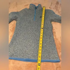 Women’s Blue Patagonia Jacket 1/4 Zip Pullover Size XS thumbnail 11