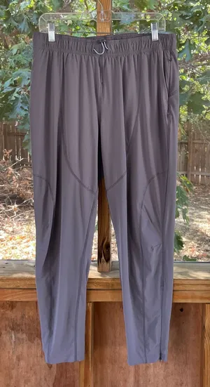 Outdoor Voices Women's Grey Active Pants Zip Ankles Size L thumbnail 1