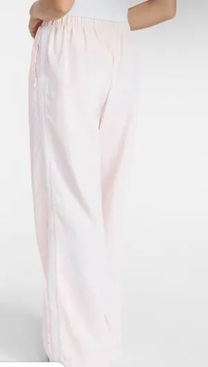 No Boundaries Lace Wiide Leg Side Stripe Track Pants Y2K Coquette Size XS thumbnail 1