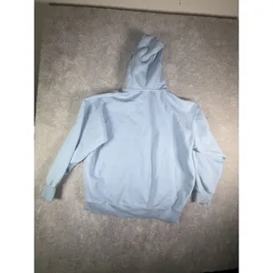 Brandy Melville Christy Hoodie Oversized Full Zip Womens One Size Light Blue thumbnail 10