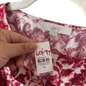Loft Night Bloom Belted Mini Pocket Dress thumbnail 6