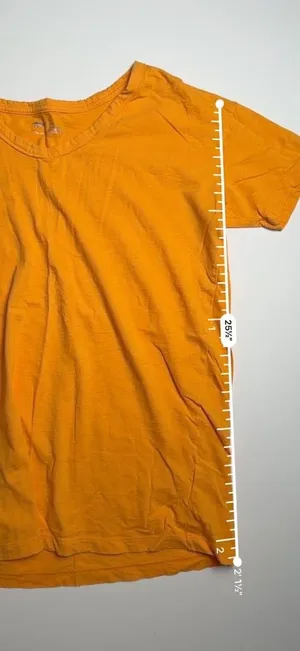 Aerie Women's Orange V-Neck Short Sleeve Casual T-Shirt Size XS thumbnail 4
