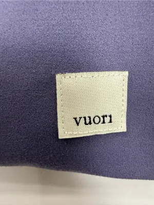 Vuori Purple Strappy Crop Sports Bra thumbnail 3