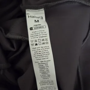 NWT Halara High Waisted Drawstring Pocket Skinny Cropped Yoga Pants Medium thumbnail 4