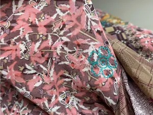 Bohemian Silk Wrap Skirt One Size Womens Floral Paisley Festival Summer Boho thumbnail 11