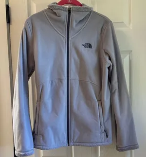 The North Face Women's Morninglory Purple Full Zip Fleece Jacket thumbnail 1