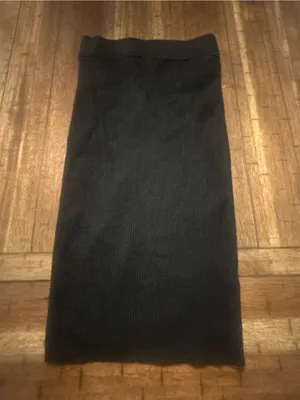 Abercrombie & Fitch woman’s black ribbed skirt size XS thumbnail 5
