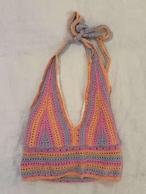 Hollister Halter Crop Top thumbnail 1