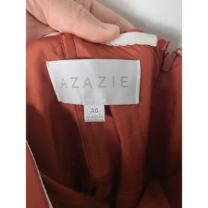 Azazie Sz A0 Terracotta Rust Chiffon Sweetheart Bridesmaid Gown Dress Formal thumbnail 3