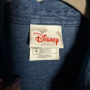 Vintage Disney Winnie The Pooh & Friends Denim Button Up Long Sleeve Shirt Small thumbnail 3