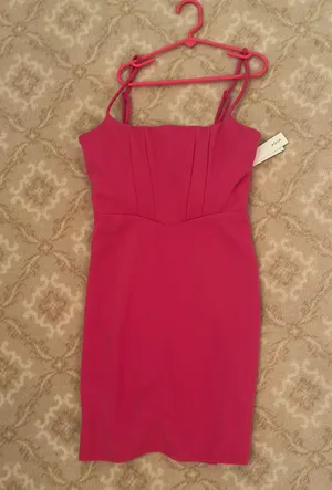 pink mini dress thumbnail 1