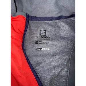 Salomon ClimaWind Jacket Women‎ Red Grey Excellent Windbreaker Softshell Running thumbnail 3