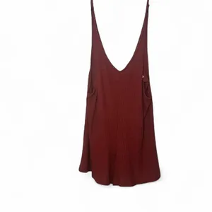 NEW Somedays Lovin Lost Lovers Burnt Pink Waffle Knit Romper — SMALL thumbnail 3
