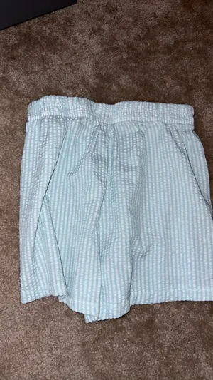 Blue and White stripped shorts Size M thumbnail 3