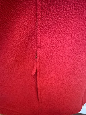 L.L. Bean Polartec Fleece Vest Red Full Zip Pockets Outdoor Hiking Size XL thumbnail 4
