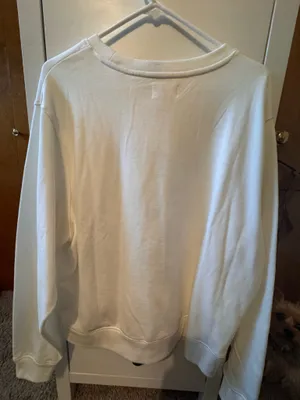 Anthropologie cream crewneck thumbnail 2