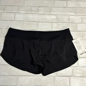 Lululemon Speed Up Shorts 2.5 inch Black Size 12 thumbnail 3