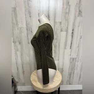 Velvet bodysuit Green thumbnail 2