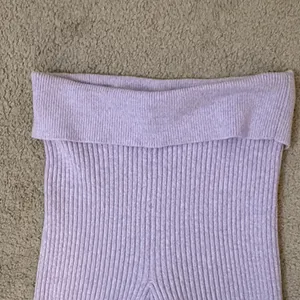 Aerie Women’s Large Lilac Ribbed Knit Pants Like New thumbnail 6