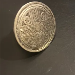 Vintage Silver Coin Ring thumbnail 6