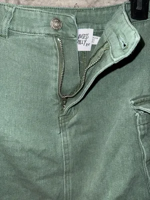 Princess Polly Olive Green Cargo Mini Skirt Size US 6 thumbnail 2