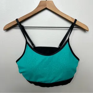 Zyia Active Jade River Stone Light n Tight Adustable Sport Bra Size XL Green thumbnail 4