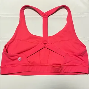 Lululemon Pack It In Bra Neon Pink Size 8 thumbnail 7