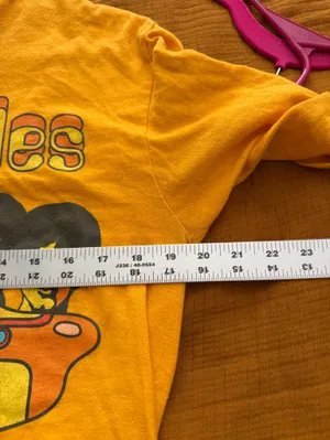 Junk Food The Beatles Yellow Submarine Long Sleeve Shirt Yellow Band Tee 🌼🪲🎸🎵 thumbnail 6