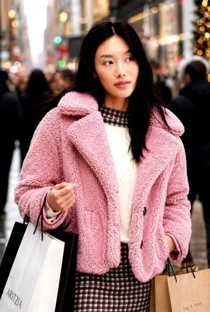 Free People Joplin Cozy Jacket in Pink size M thumbnail 1