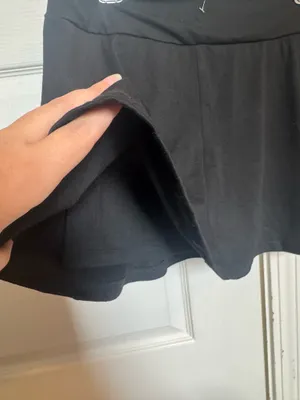 Black Flared skort from boutique. Worn once for concert thumbnail 4