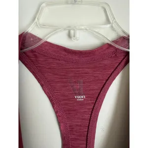 Vuori Lux Racerback Performance Tank Top Burgundy Women's Size Med Heathered thumbnail 5