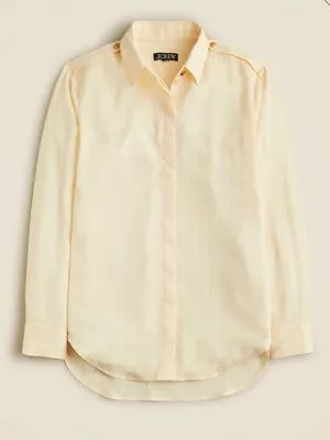 J. Crew Drapey Jacquard-Print Shirt Size Small NWT thumbnail 1