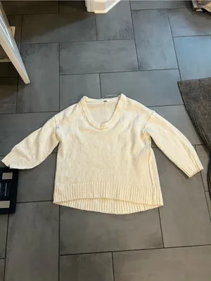Free People Brookside Tunic in Ivory thumbnail 2