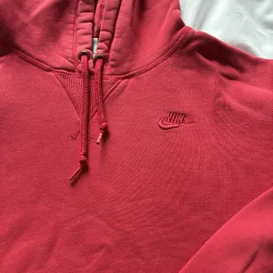 VTG Y2K‎ Nike Womens Size Large Top Sweatshirt Hoodie Red Drawstring Pockets 90s thumbnail 3