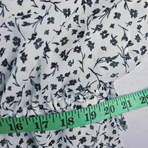 H&M NWT Floral‎ Print V Neck Ruffle Sleeve Cinched Waist Dress Women's Plus XXL thumbnail 6