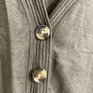 Abercrombie & Fitch Olive Green‎ Soft Long Sleeve Cardigan Sweater, Small thumbnail 4