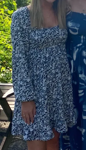 Abercrombie Long Sleeve Floral Mini Dress thumbnail 1